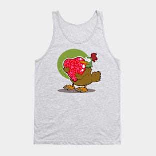 Chicken Valentine Tank Top